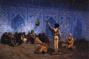 Jean - Leon Gerome The Snake Charmer oil